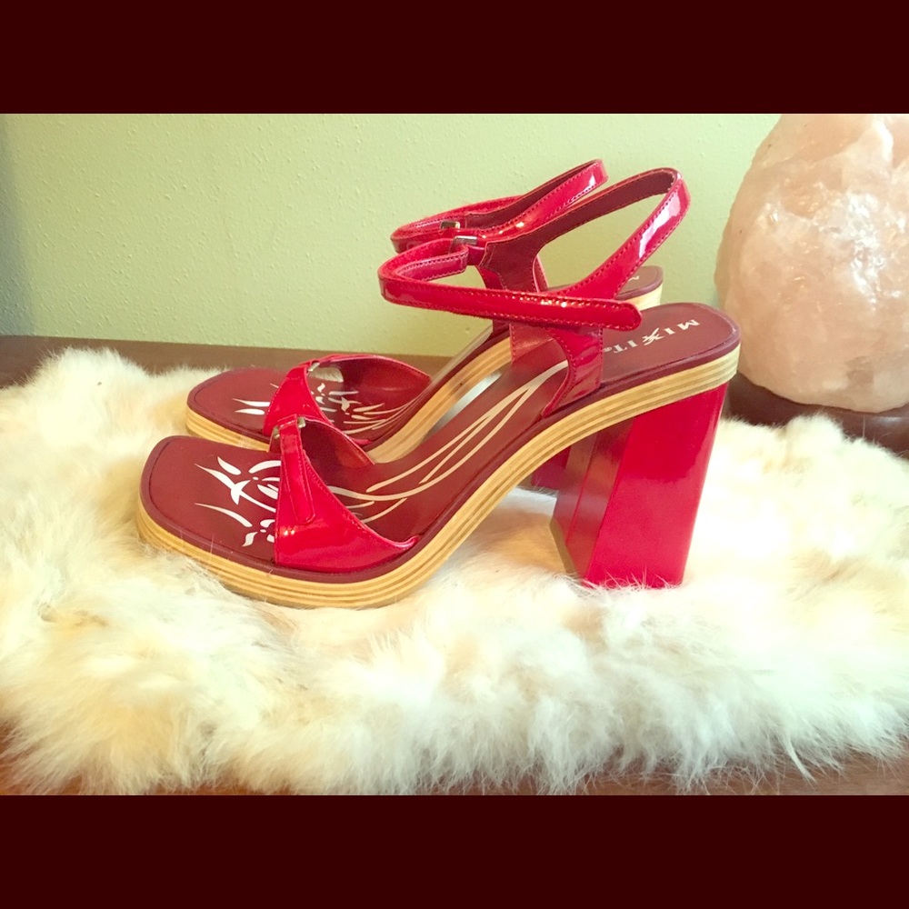 Mixit red heels- Size 6